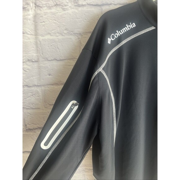 Columbia Men’s Philadelphia Flyers Athleisure  Golf Quarter Zip Pullover Size XL - Picture 2 of 9